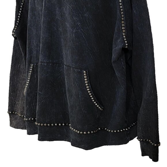 Skull Maximus Men's Vintage Black Hoodie - Picture 6 of 8